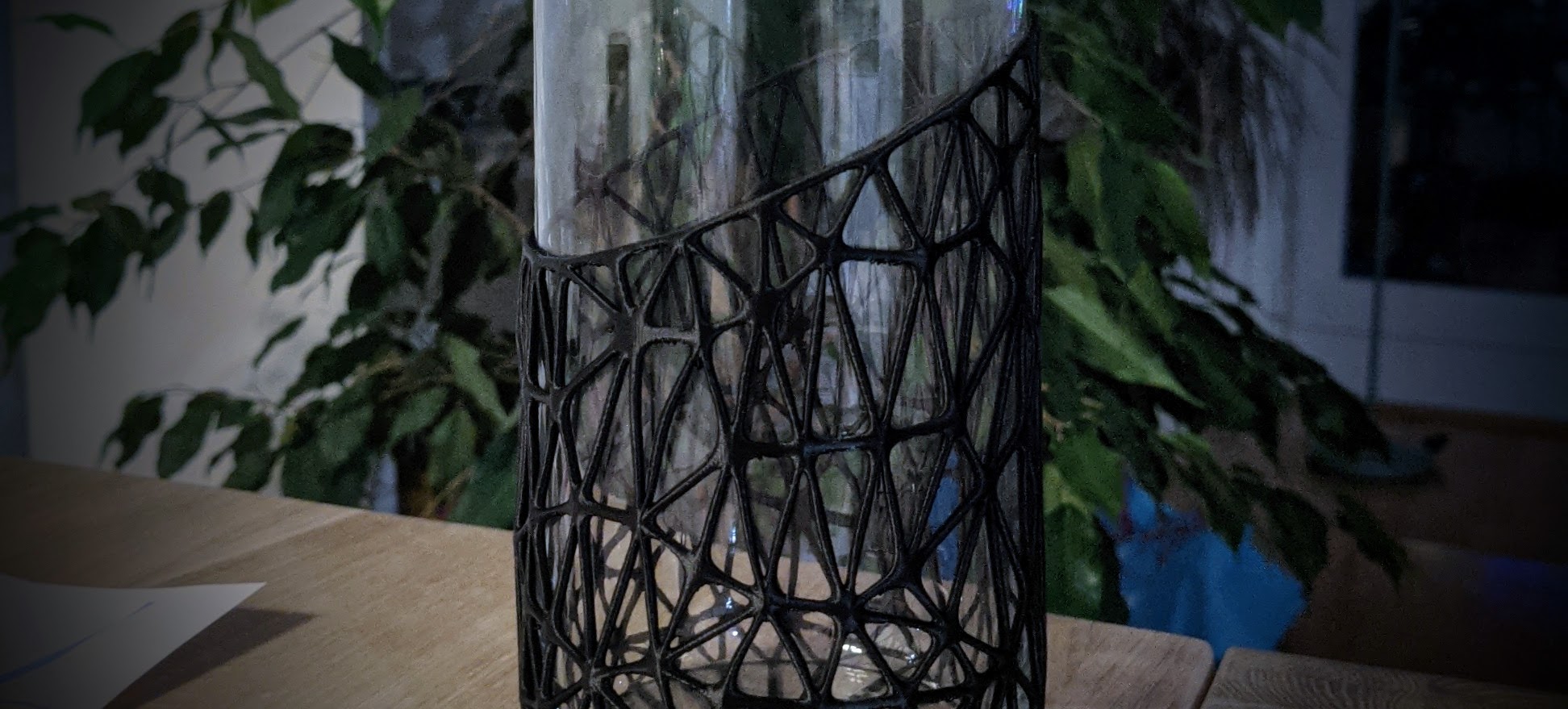 Organic Lattice jar cover
